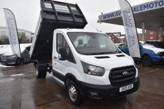 FORD TRANSIT 350 LEADER DRW RWD TIPPER VISIBILITY PACK AIR CON CHOICE OF 3 - 3938 - 5