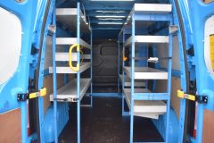 FORD TRANSIT CUSTOM 340 L2 H2 LWB HIGH ROOF EURO 6 GAS VAN SHELVING TWIN SIDE DOORS BLUE - 3574 - 2