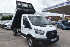 FORD TRANSIT 350 LEADER 4X4 TIPPER WHITE EURO 6 A/C VIS PACK - 4081 - 9
