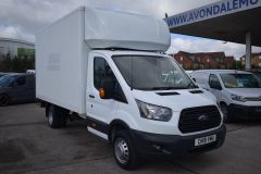 FORD TRANSIT 350 L5 LUTON BOX VAN TAIL LIFT 170 BHP WITH AIR CON ONE OWNER  - 4297 - 9