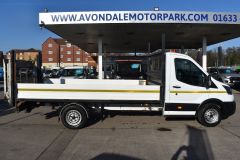 FORD TRANSIT 350 LEADER L4 XLWB DROPSIDE FLAT BED WITH TAIL LIFT - 3902 - 10