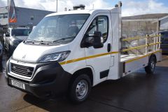 PEUGEOT BOXER BLUEHDI 335 ZUCK OFF PLANT AND GO MACHINERY TRANSPORT LOW LOADER VEHICLE - 4290 - 1