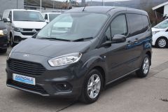 FORD TRANSIT COURIER LIMITED PETROL TAIL GATE HEATED SEATS NAV RARE GREY VAN 2021 - 3296 - 1