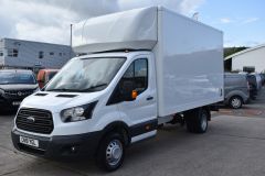 FORD TRANSIT 350 L5 LUTON BOX VAN TAIL LIFT 130 BHP WITH AIR CON ONE OWNER  - 4136 - 1