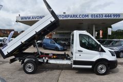 FORD TRANSIT 350 LEADER 4X4 TIPPER WHITE EURO 6 A/C VIS PACK - 4082 - 19