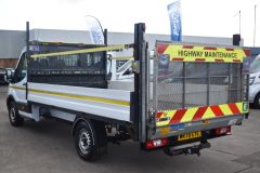 FORD TRANSIT 350 LEADER L4 XLWB DROPSIDE FLAT BED WITH TAIL LIFT - 3903 - 6