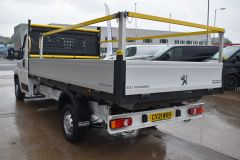 PEUGEOT BOXER BLUEHDI 335 L4 DROPSIDE FLAT BED 140 BHP WITH AIR CON - 3635 - 4