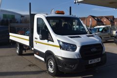 FORD TRANSIT 350 LEADER L4 XLWB DROPSIDE FLAT BED WITH TAIL LIFT - 3902 - 11