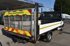 FORD TRANSIT 350 LEADER L4 XLWB DROPSIDE FLAT BED WITH TAIL LIFT - 3902 - 9