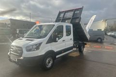 FORD TRANSIT 350 LEADER DOUBLE CAB TIPPER 7 SEATS AIR CON HEATED SCREEN ECOBLUE - 4223 - 5