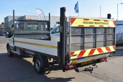 FORD TRANSIT 350 LEADER L4 XLWB DROPSIDE FLAT BED WITH TAIL LIFT - 3902 - 6