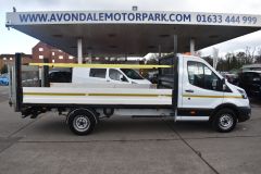 FORD TRANSIT 350 LEADER L4 XLWB DROPSIDE FLAT BED WITH TAIL LIFT - 3903 - 9
