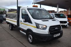 FORD TRANSIT 350 LEADER L4 XLWB DROPSIDE FLAT BED WITH TAIL LIFT - 3903 - 10