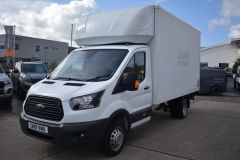 FORD TRANSIT 350 L5 LUTON BOX VAN TAIL LIFT 170 BHP WITH AIR CON ONE OWNER  - 4297 - 1